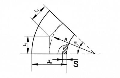 Отвод ТУ 1469-014-01395041-03